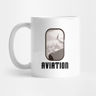 Window Seat Aviation Nerd Mug